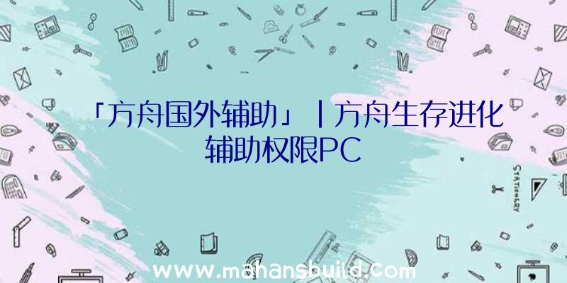 「方舟国外辅助」|方舟生存进化辅助权限PC